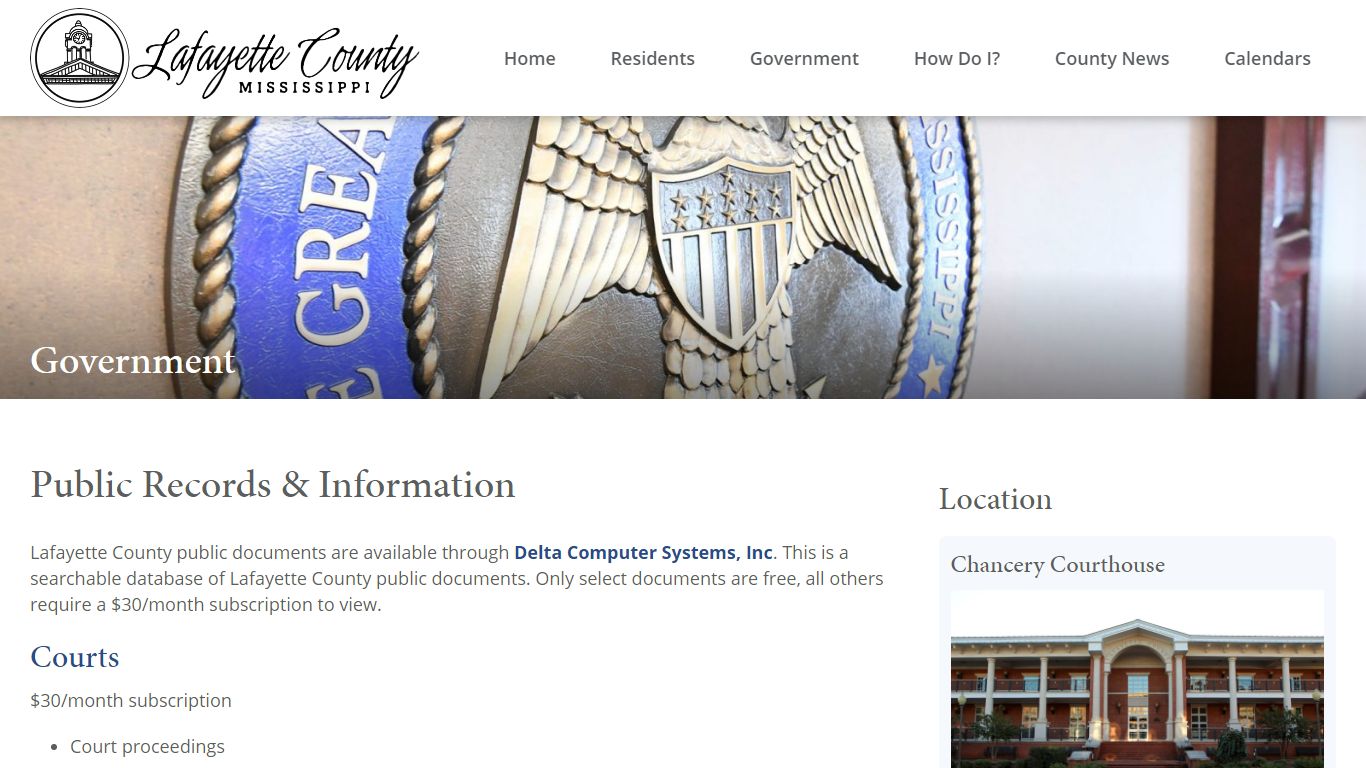 Public Records & Information - Lafayette County